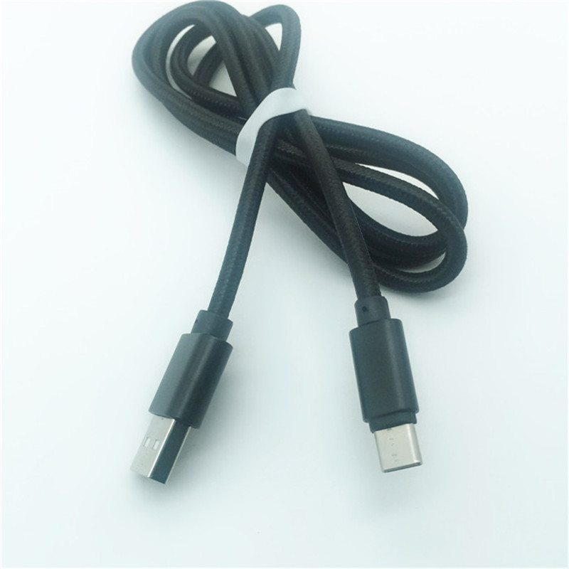KPS-1005CB ТИП C 2m висококачествено OD4.5MM бързо зареждане 2.4A C тип телефон кабел за данни