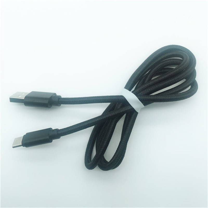 KPS-1005CB ТИП C 2m висококачествено OD4.5MM бързо зареждане 2.4A C тип телефон кабел за данни