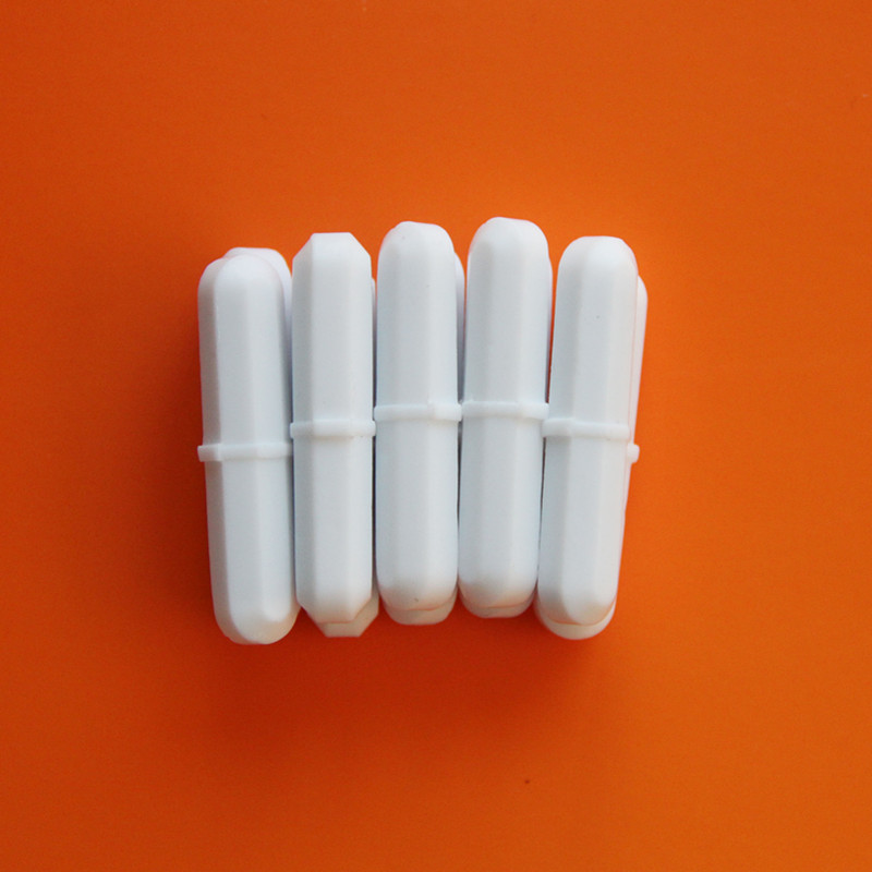 Лабораторни бели PTFE тефлонови покрития с магнитни разбъркващи решетки