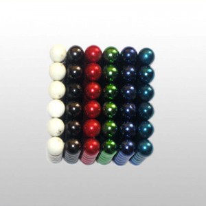 Персонализиран размер N35 Образователна NdFeB цветна магнитна сфера