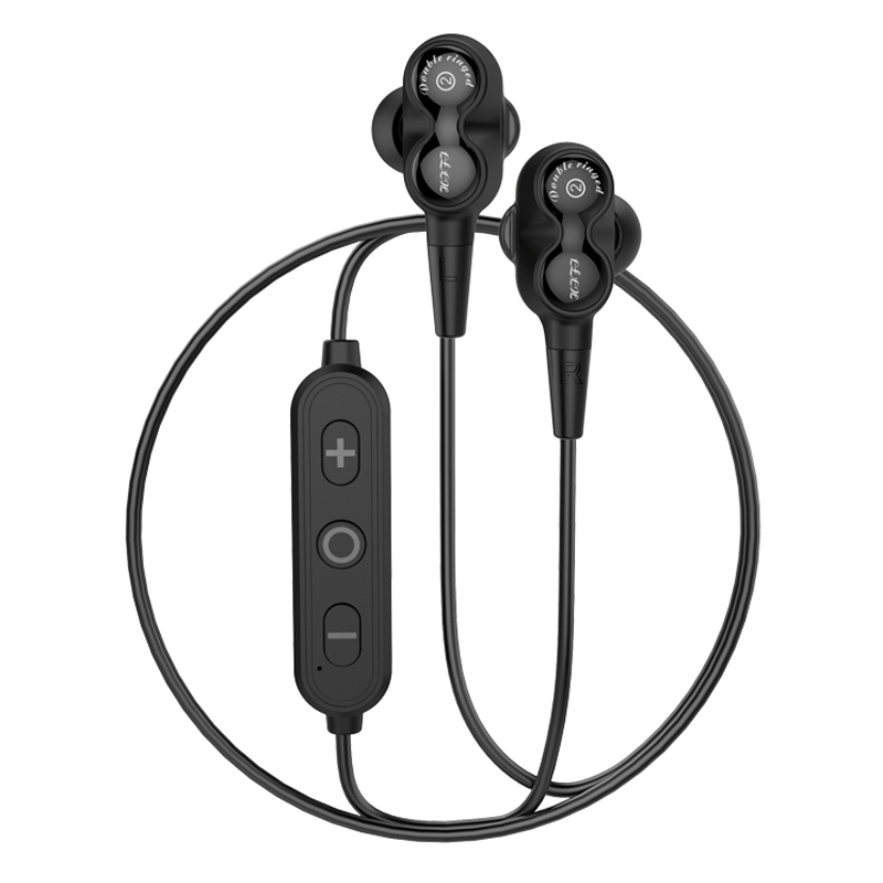 Нови двойни динамични шофьорски спорт Стерео качество на звука HiFi Безжична Bluetooth слушалка