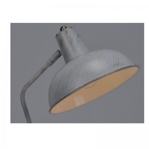 Настолна лампа с функция за регулиране на метален нюанс и бяло матово злато