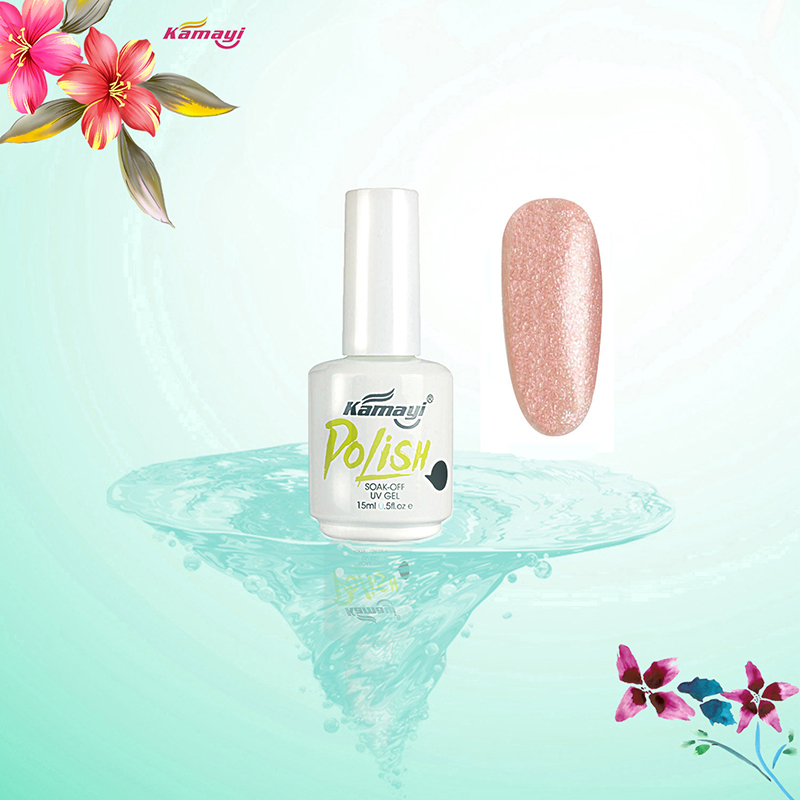 Продукти за нокти Kamayi In Usa Безплатна проба Uv ​​Gel Лак за нокти Черна бутилка 15ml гел лак
