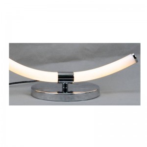 LED настолна лампа с акрилна тръба с форма С