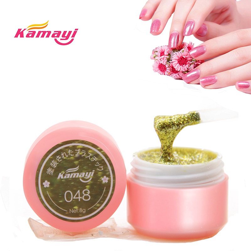 Kamai 2019 нов продукт 48 цветна боя гел лак за нокти UV гел накиснете UV гел лак за нокти
