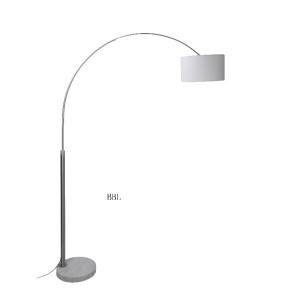 Половина лампа с мраморна основа