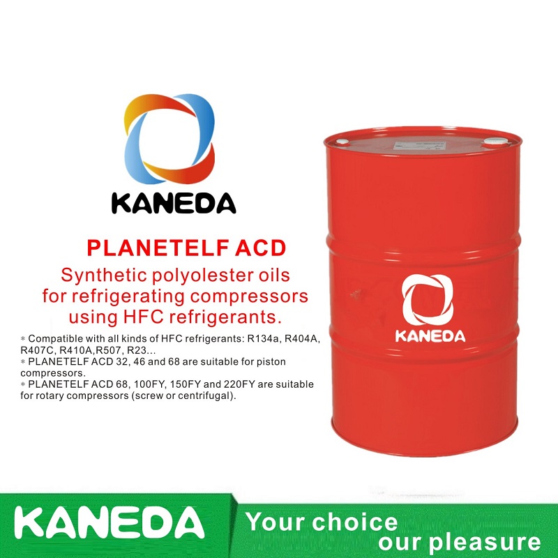 KANEDA PLANETELF ACD Синтетични полиолестерни масла за хладилни компресори, използващи HFC хладилни агенти
