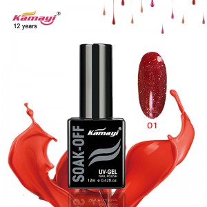 Kamayi oem обичай 12ml Neon гел лак перла цвят серия uv led гел лак дълготраен гел за нокти на едро