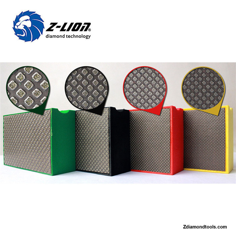 Z-LION ZL-37C високоефективен диамантен ръчно полиран подложки за камък, стъкло, бетон