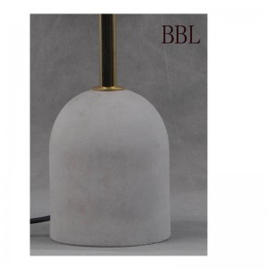 Високоволтова LED лампа за маса с бетонна основа