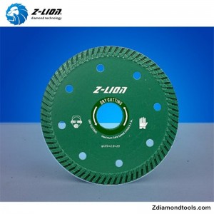 Китай Диамантено ножче за сухо рязане за рязане на каменни плочки