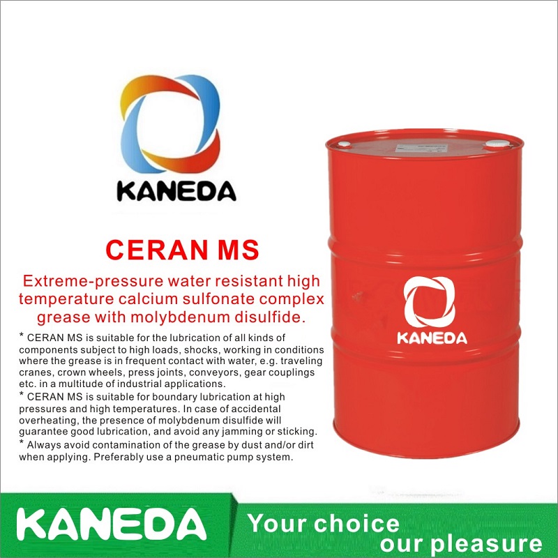 KANEDA CERAN MS Високотемпературна сложна грес с високотемпературен калциев сулфонат с молибден дисулфид.