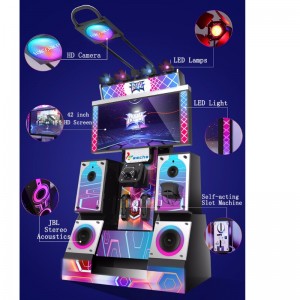 вътрешен 9d VR музика танцуваща игра машина танцьор симулатор