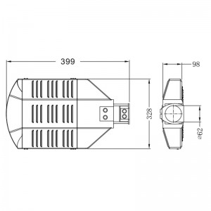 50W класическа LED улична светлина