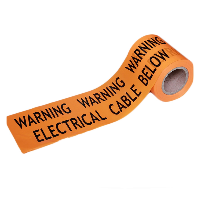 Персонализирайте PVC / PE подземен кабел Внимание Предупредителна лента Маркер барикада