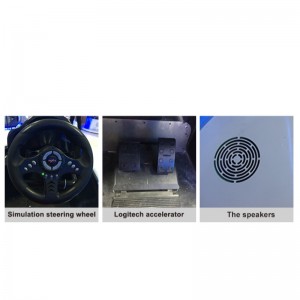 VR състезателна кола Глобална гореща разпродажба на тематично парково оборудване триосна