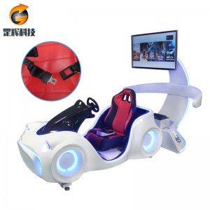 VR състезателна кола Глобална гореща разпродажба на тематично парково оборудване триосна