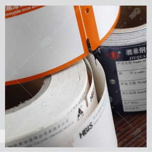 Облицовка за отпечатване на лента за отпечатване с висока температура за окачване с устойчив на разкъсване