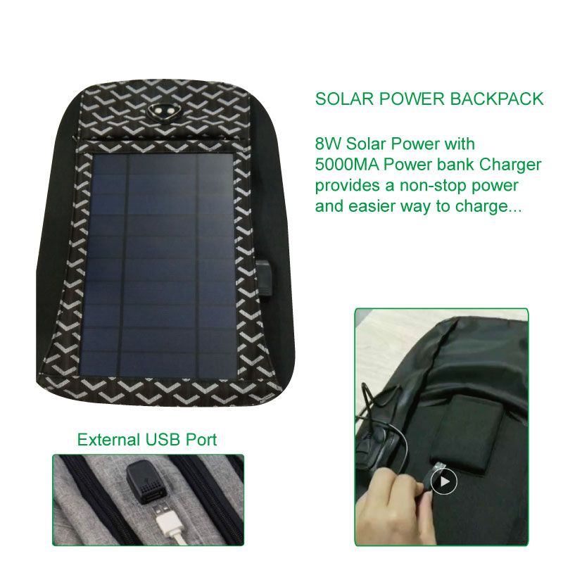 Раница Solar Power за мъже