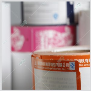 Отлична цветна наситеност на стоманена лента за окачване на етикети с висока температура