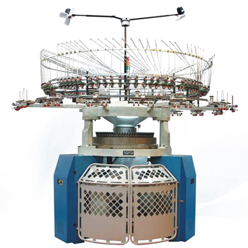 Двойна съединителна система компютъризирана джакквардова кръгла машина за плетене