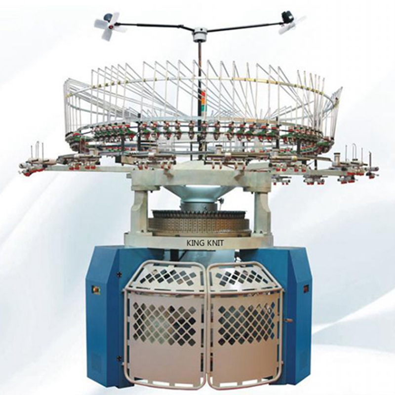 Двойна съединителна система компютъризирана джакквардова кръгла машина за плетене