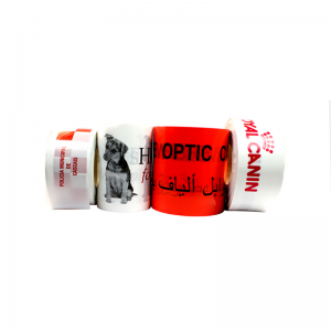 Търговска продажба на едро на висококачествена безплатна проба PE повишено внимание на предпазната лента