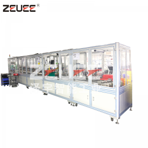 Метене на робот части странична четка колело комплект автоматична машина за сглобяване