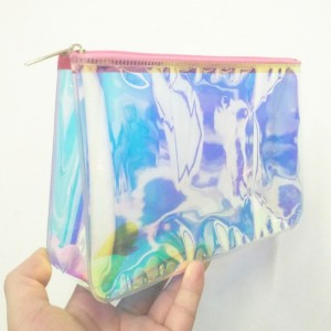 Холографска торба с цип от PVC