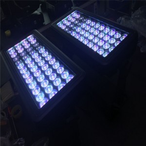 6effects 48PCS12W RGBW светодиоди DMX STROBE FLOOD WASH LIGHT WATER-PROOF