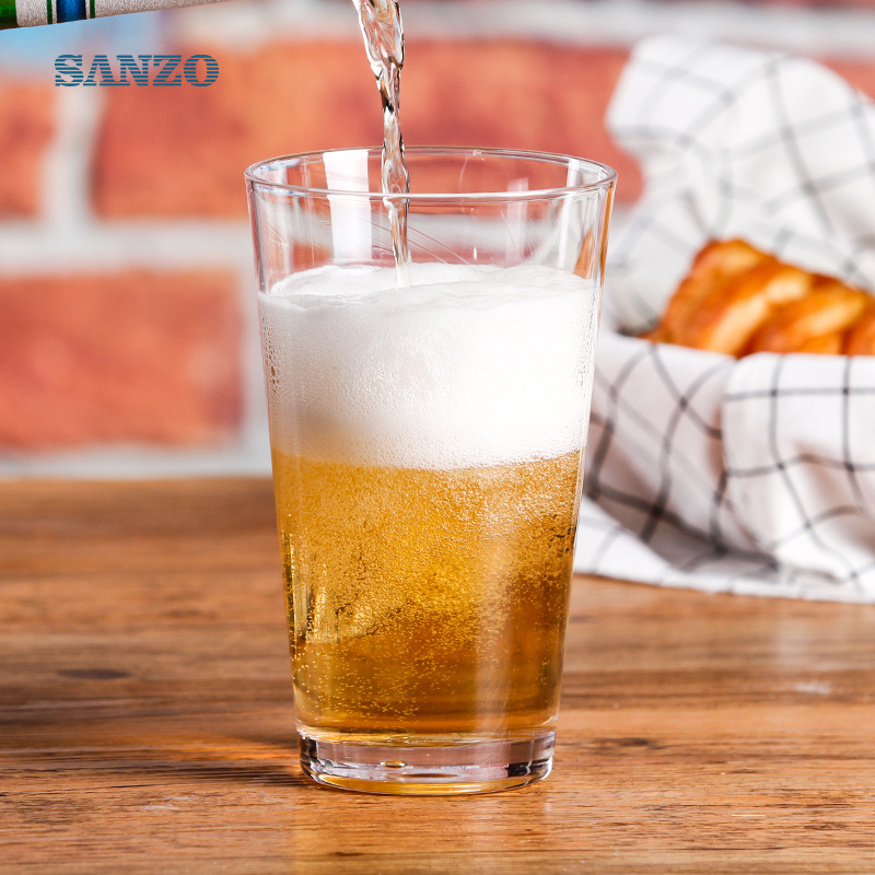 Sanzo 540ml Pepsi бирена чаша по поръчка стъклена бирена обувка в северноамерикански стил бирена чаша