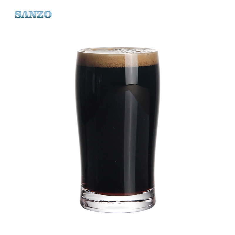 Мини чаша за бира Sanzo 7 Oz Персонализирайте логото за печат Стъклена чаша за бира Стъклена чаша за бира