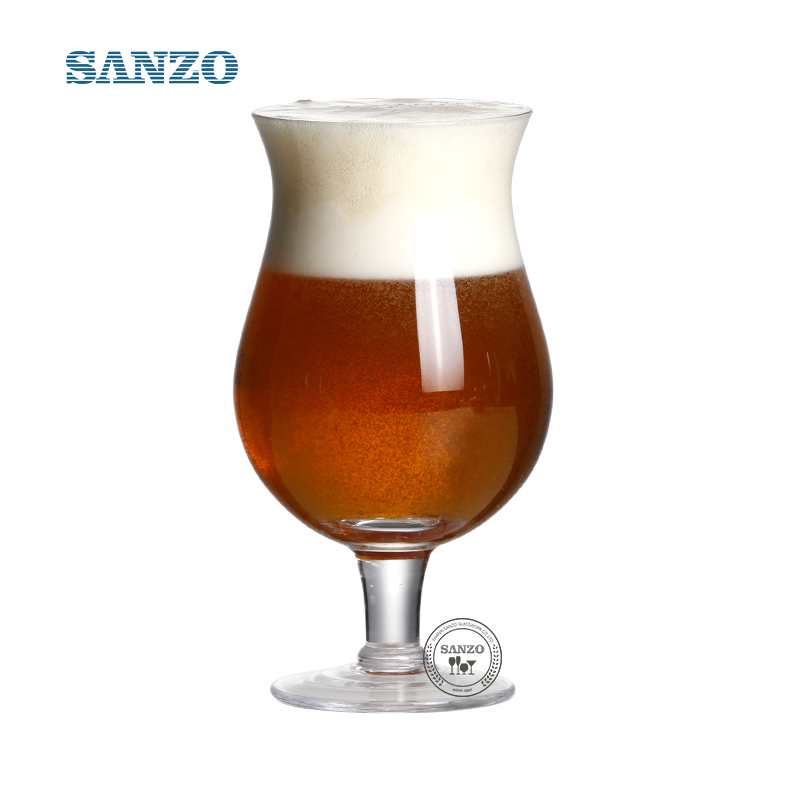 Чаши за бира Sanzo Ale Персонализирани Ръчно изработени прозрачни 6 чаши бира Peroni Чаши за бира