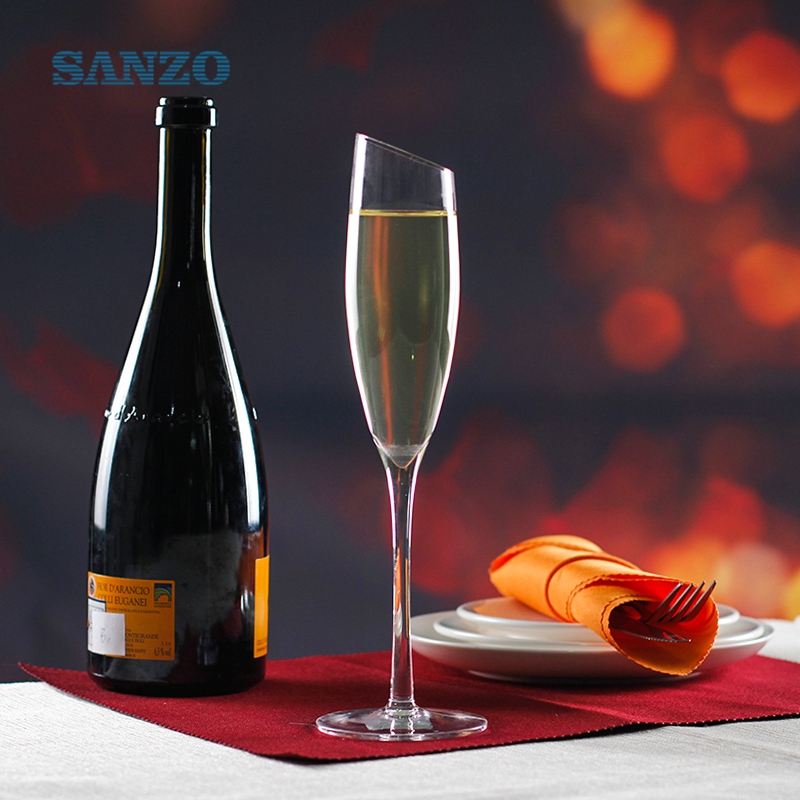 Стъкло за шампанско SANZO Bohemian Glass Персонализирано ръчно изработено стъкло за шампанско