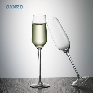 SANZO Bohemia Crystal Персонализирани Ръчно Изчистени на едро Шампански очила Промоционални Горещи Продажби Евтини Шампанско Чаши