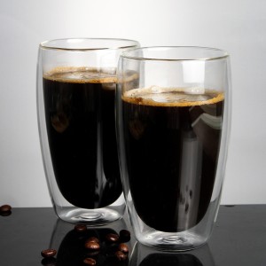 Alibaba гореща салтография на едро високо качество на най-евтината цена топлинна млечна чаша двойно стена кафе чаша с дръжка 200мл