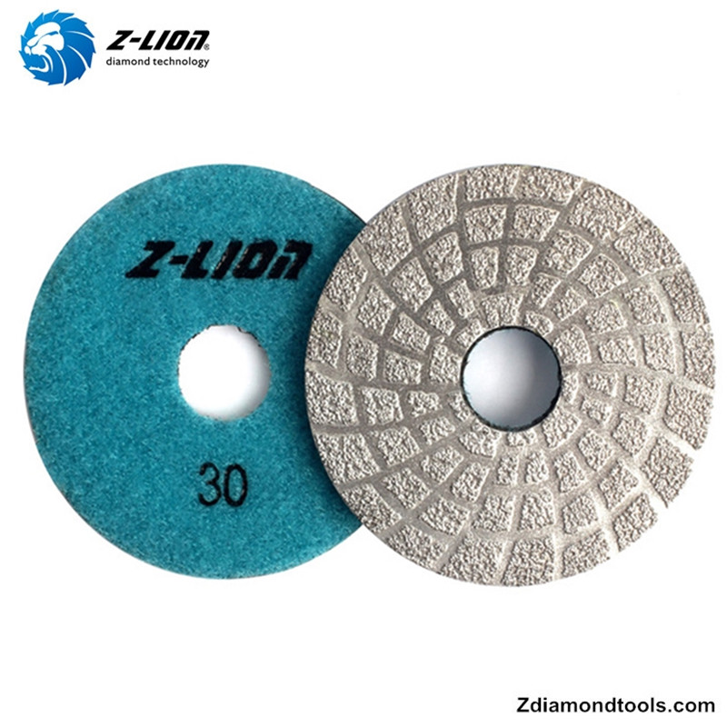 ZL-QH17 4 инчови диамантени инструментални подложки за вакуумни спойки за камък