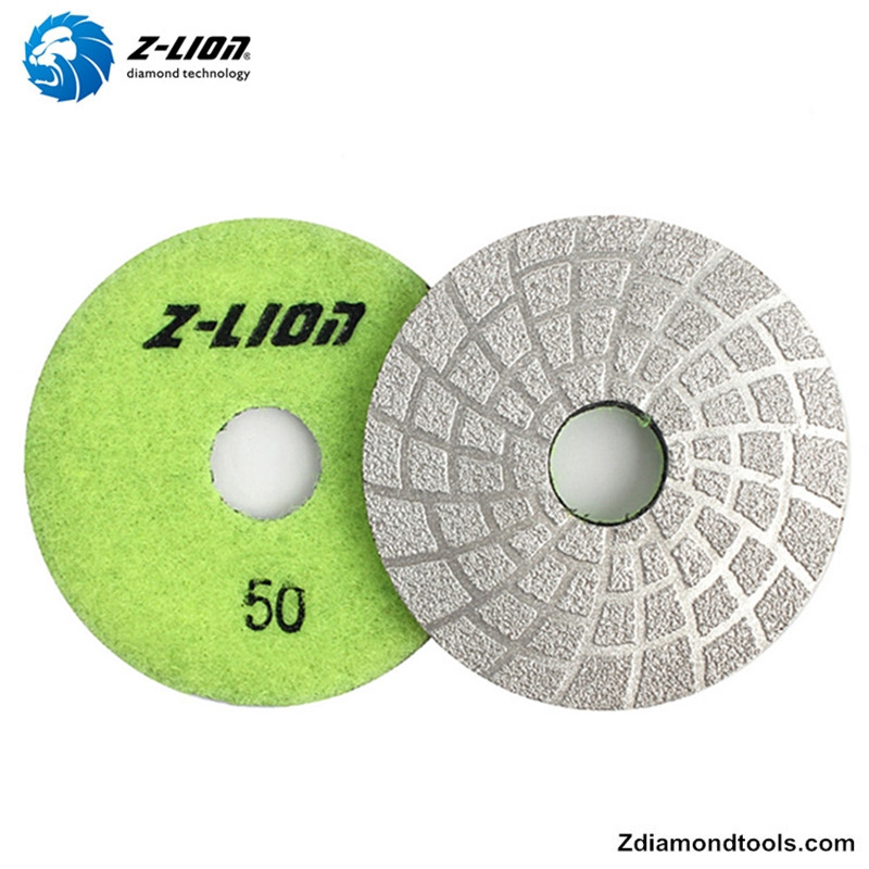 ZL-QH17 4 инчови диамантени инструментални подложки за вакуумни спойки за камък