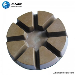 ZL-16A 3 инчови смоли хибридни твърди диамантени подложки за бетон