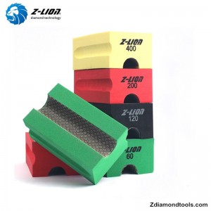 персонализирани диамантени ръчно полиращи подложки за качество от камък ZL-37CV20
