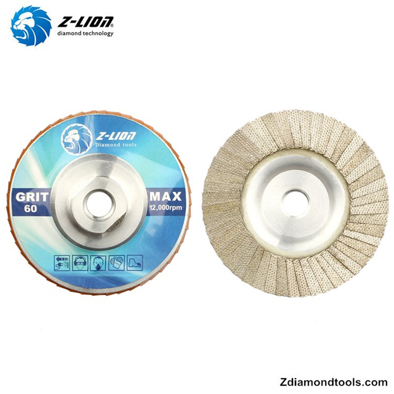ZL-WMCY01 алуминиев 4 диамантен шлифовъчен диск с резба за керамика, стомана