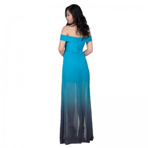 Флаш избледнена пола от шифон