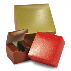 Цветен алигаторен релефен туш горна кутия