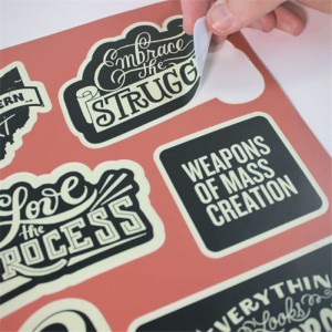 Персонализиран етикет на стикер за печат на продукт, стикер за етикет на хартия за печат