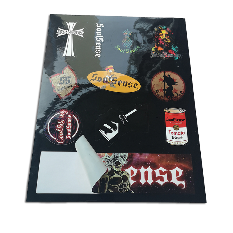 Водоустойчив Die Cut Logo Лого на анимационен филм по поръчка с UV доказателство