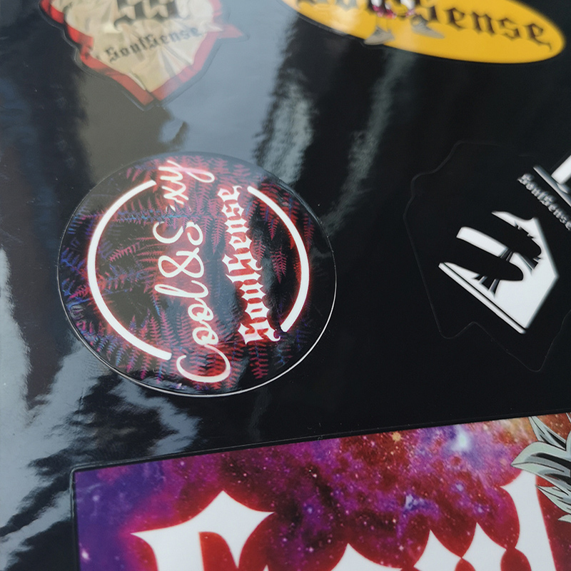 Водоустойчив Die Cut Logo Лого на анимационен филм по поръчка с UV доказателство