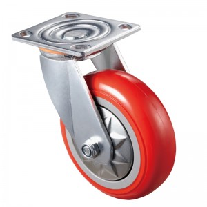 Heavy Duty - Хром покрит корпус с червено колело TPE TP3