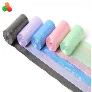 оксо 100% биоразградима компостираща ролка нишесте пластмасова ролка за боклук ролка за семейство