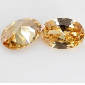 Колие от 925 стерлингови сребърни шампанско синтетични кристални висулки