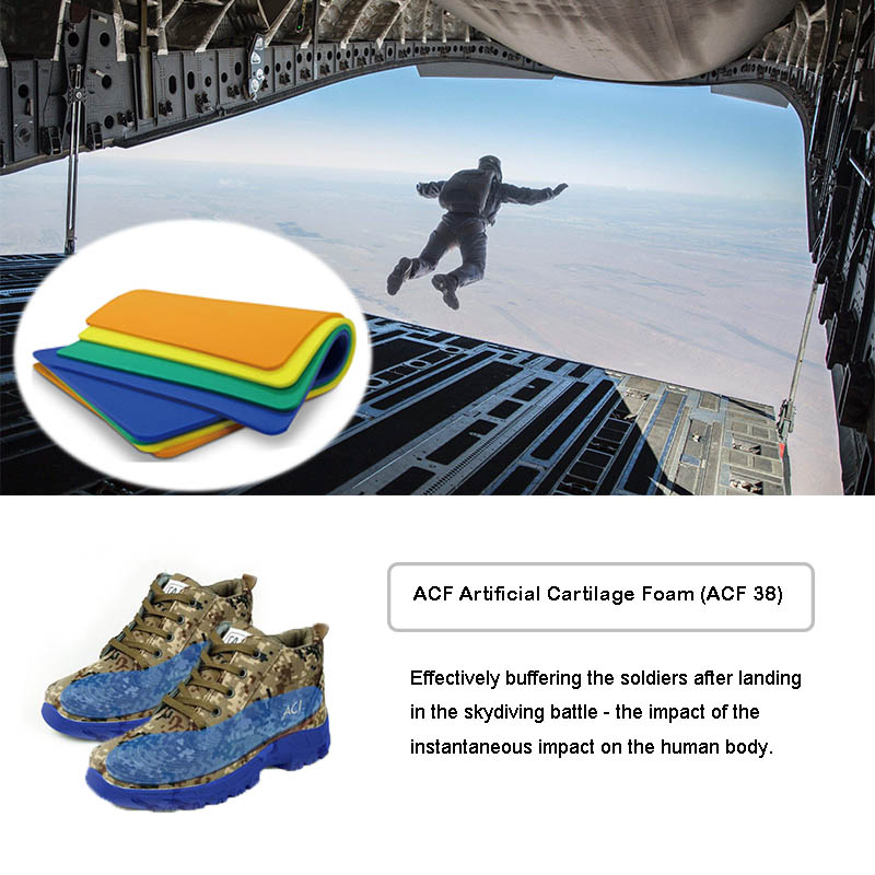 Военновъздушни сили за безопасност на парашутни ботуши Защитни материали за възглавници （ACF）